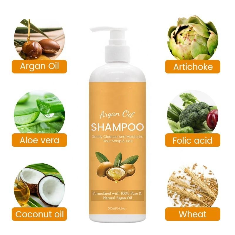 Natural Argan Oil Shampoo Conditioner for Soft, Shiny Hair | Paraben Free