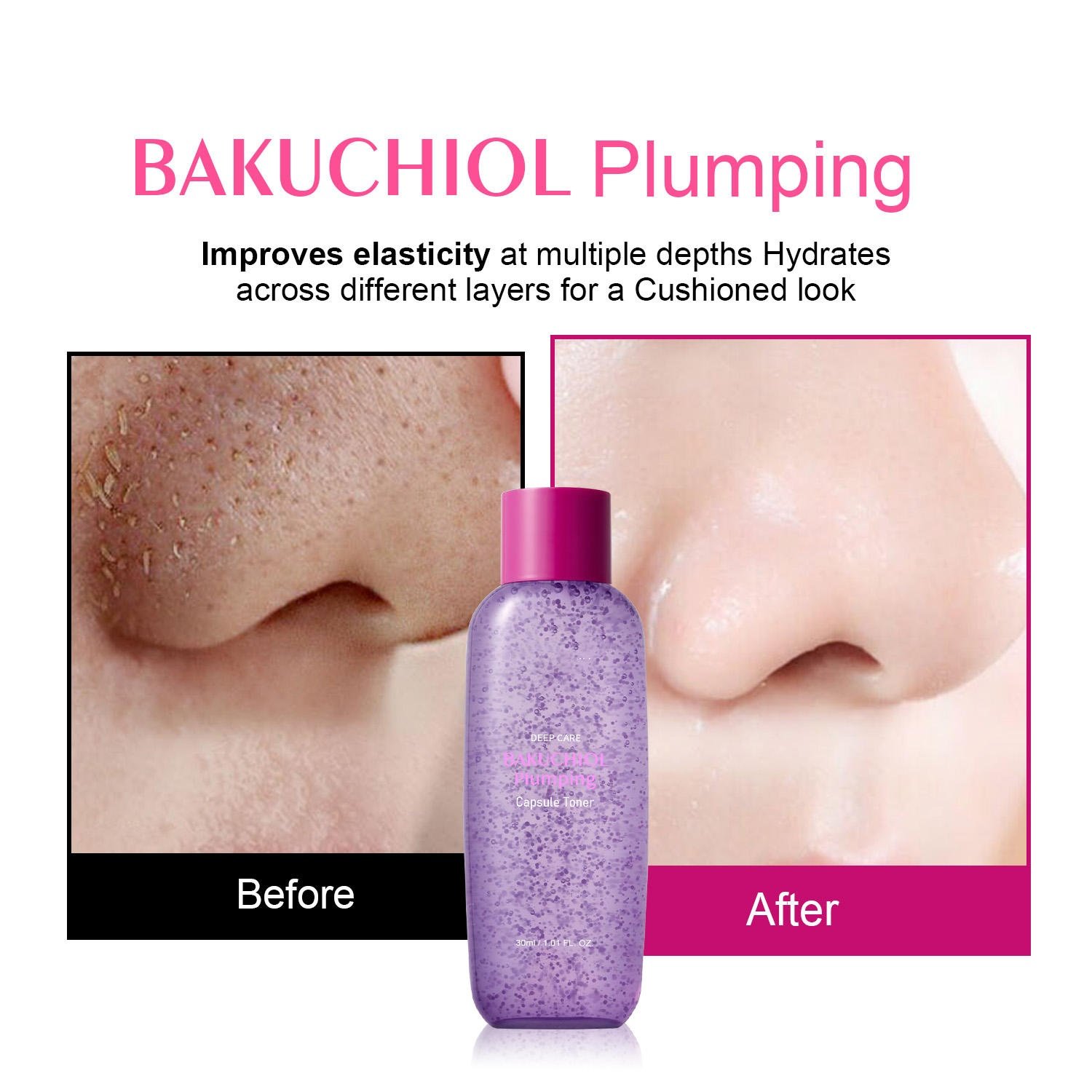 Bakuchiol Capsule Toner for Plumping & Hydration | OEM/ODM Skincare